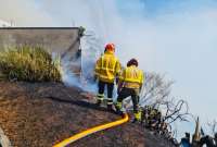 Estos son los incendios forestales que se registran en Pichincha.