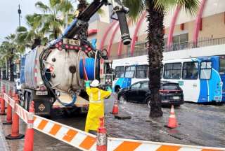 Las lluvias en Guayaquil iniciaron el domingo 18 y se extendieron durante la madrugada y mañana del lunes 19 de febrero de 2024.