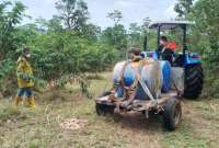 Tractores mejoran el trabajo de más de 1.900 productores agropecuarios del país