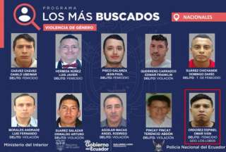 Ea Policía informó que fue detenido el décimo &quot;Más buscado&quot;. 