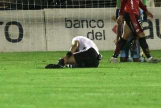 Árbitro del partido Cuenca vs El Nacional se lesionó en pleno cotejo