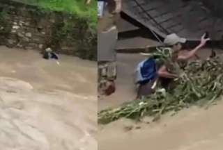 Las autoridades aconsejaron evitar los ríos en épocas de lluvia