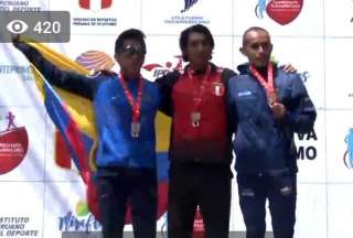 Ecuador consiguió 8 medallas en el Sudamericano de Marcha