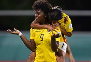 Jaslym Valverde marcó los dos goles de Ecuador en su estreno en el Sub 17. 