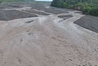 El caudal del río Upano aumentó drásticamente