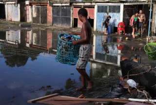 Inundaciones en Brasil por lluvias torrenciales.