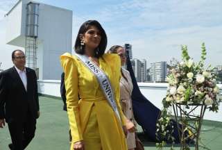 Sheynnis Palacios, Miss Universo 2023, tuvo una agenda en Guayaquil. 