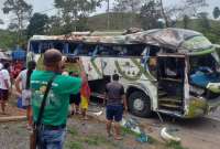 Accidente de tránsito en El Carmen, Manabí, deja al menos tres personas fallecidas