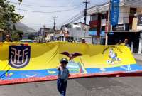 Hnchas llegaron desde Cuenca para apoyar a la selección