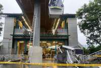 Este accidente del Metrocable es el primero que sucede desde que entró en operación el 7 de agosto de 2004, según medios locales.