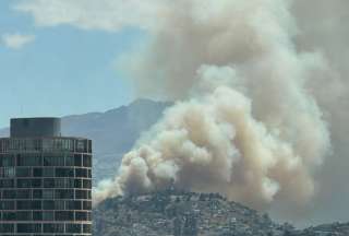 Este jueves se registró un incendio en el Panecillo