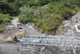 Avanzan obras para fortalecer la conectividad en Tungurahua