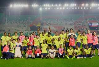 Los jóvenes futbolistas se preparan para la final del Sudamericano Sub 15 2024 contra Paraguay.