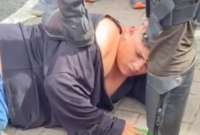 Delincuente terminó llorando al ser capturado por la policía