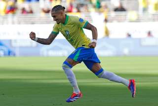 Raphinha marcó el gol brasileño en el empate 1-1 con Colombia, en San Francisco