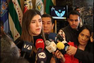 Valentina Centeno, jefa de la bancada de ADN, dijo que la Asamblea Nacional no tiene ninguna atribución para pronuniciarse por Verónica Abad. 