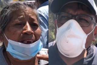 Entre los afectados por el incendio en Guápulo hay adultos mayores que lograron salir del flagelo con vida.