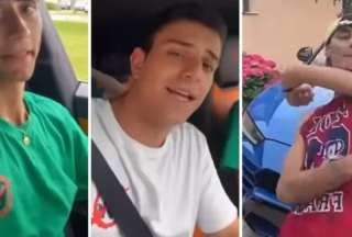 Los jóvenes &#039;youtubers&#039; realizaban un “reto” mientras conducían