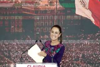Claudia Sheinbaum ganó las elecciones en México. Es la primera presidenta mujer en el país norteamericano.