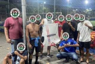 Un altercado se dio en la previa del partido entre Fluminense y Argentinos Junior. 