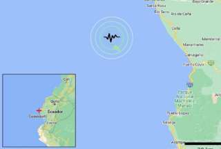 Desde el Inocar se informó que este sismo no no reúne las condiciones para generar un tsunami.