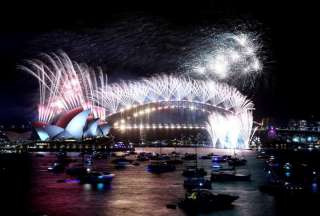 En Sidney, Australia, así se recibió el 2022