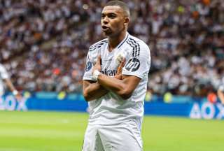 Kylian Mbappé anotó su primer gol con Real Madrid