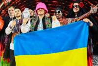 Artistas ucranianos vendieron su premio de Eurovisión para apoyar a los militares de su país