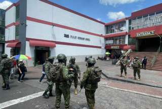 Los militares realizan operativos en las calles del país, desde el 9 de enero de 2024. 