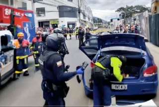 Un delincuente fue abatido en medio de un cruce de balas registrado en el sector de La Bota, norte de Quito.