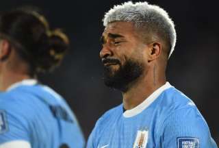 Rodrigo Aguirre debutó con gol en la selección uruguaya