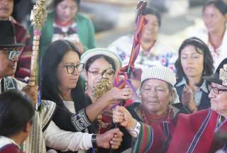Las Nacionalidades y Pueblos indígenas posesionaron de manera simbólica a las nuevas autoridades de la Universidad Amawtay Wasi