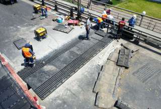 Un nuevo tramo del Puente de la Unidad Nacional se cerrará durante este fin de semana