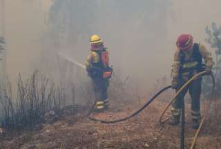 Municipio de Quito realiza gestiones para enfrentar la emergencia por incendios forestales.