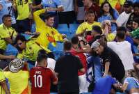 Los jugadores uruguayos fueron suspendidos por la pelea en Copa América