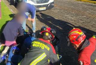 Un atropello se registró en el sector de La Armenia, en el valle de Los Chillos.