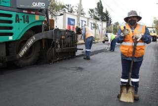 El Municipio de Quito ha repavimentado varios sectores en la capital ecuatoriana. 