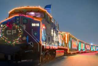 Estas son las paradas del Holiday Train que recorrerá Estados Unidos y Canadá.