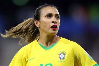 La estrella brasileña Marta ha marcado goles en cinco copas mundiales femeninas. 