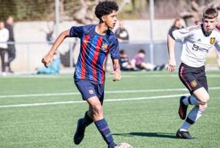 El joven defensor Adrián Cuadrado fue convocado para jugar con la Sub 17. 