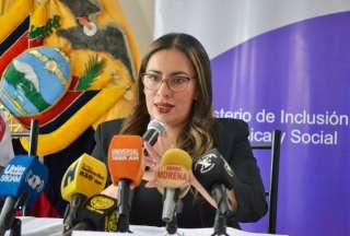 Zaida Rovira, ministra de Inclusión Social, presentó una convocatoria abierta para cooperantes de la institución. 