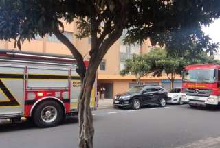 Incendio en un departamento se registró en Quito, este 25 de diciembre de 2023.