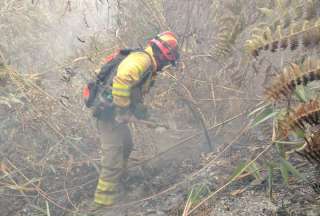 La Secretaría Nacional de Gestión de Riesgos confirmó que los incendios en San Loja y en Azuay fueron liquidados.