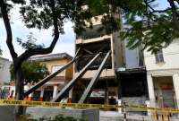 El Municipio de Guayaquil dio detalles sobre la demolición del edificio Fantasía. 