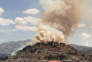 Así fue la audiencia del sospechoso de provocar el incendio forestal en El Panecillo. 