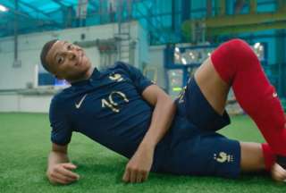 Kylian Mbappé fue una de las principales estrellas del comercial.