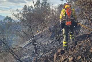 El presunto autor del incendio en El Chiche fue detenido. El sujeto fue entregado a la Policía Nacional.