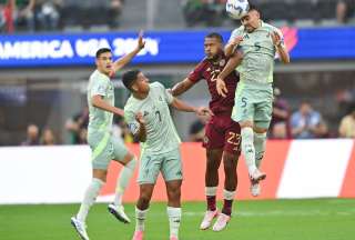 Venezuela y México se enfrentaron en el estadio SoFi de Los Ángeles. 