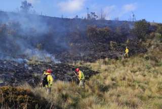 6 incendios permanecen activos en Ecuador 