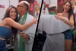 Un sacerdote protagoniza un baile sensual y la red estalla